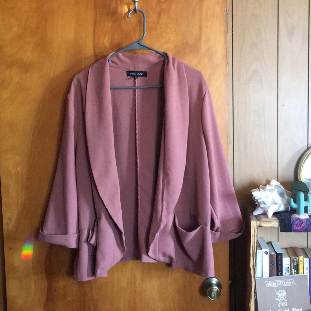 Blush Flowy Blazer